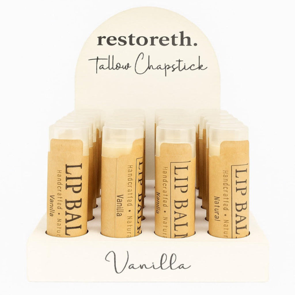 Vanilla-Cocoa Tallow Lip Balm