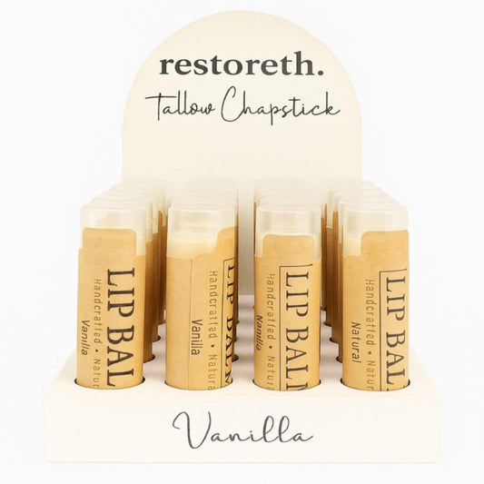 Vanilla-Cocoa Tallow Lip Balm